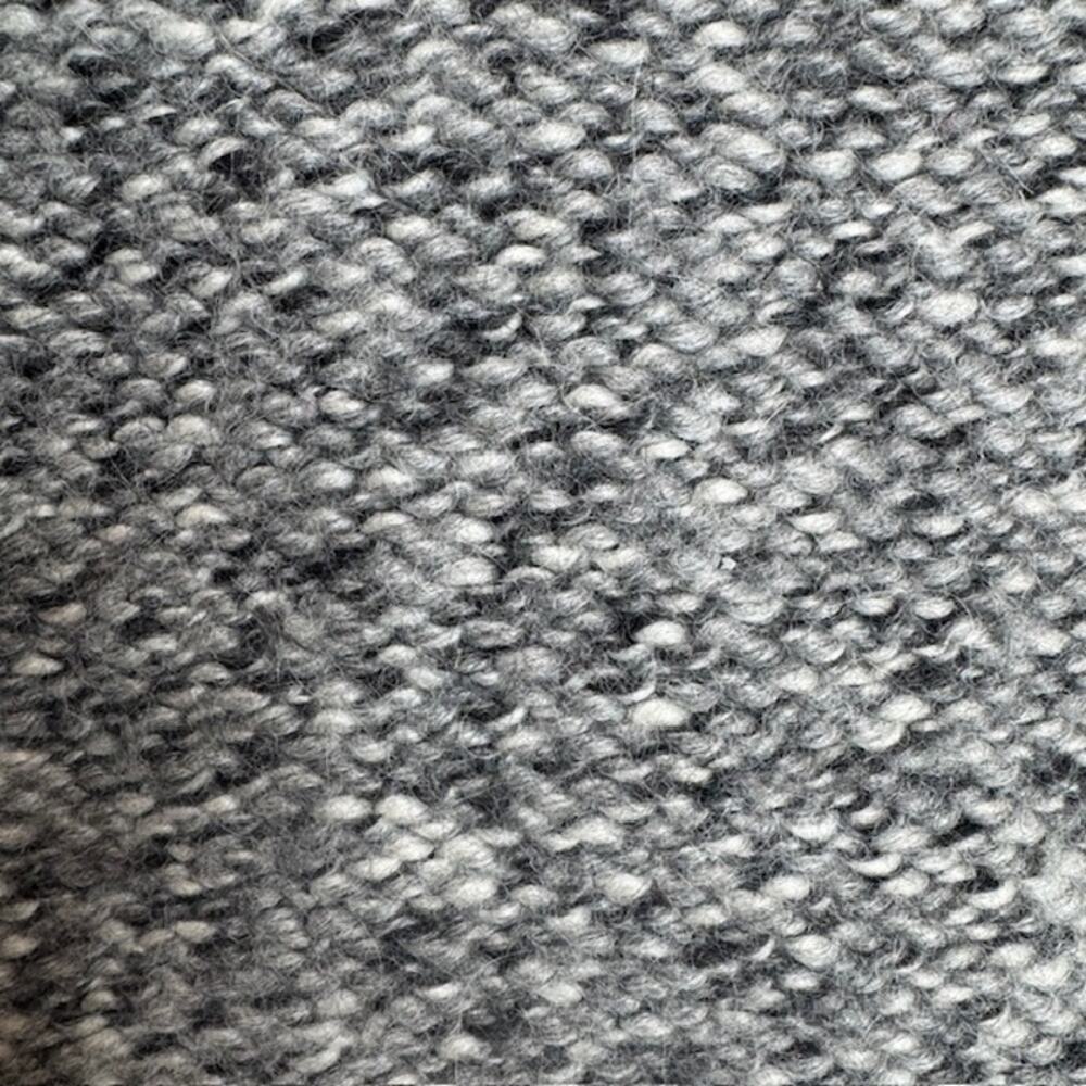 Burns Gray Marled Cable Knit Sweater Small Wool Alpaca Funnel Neck Cozy - Picture 3 of 15
